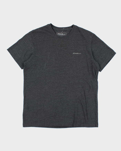 Eddie Bauer Grey Short Sleeve T-shirt - M