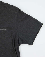 Eddie Bauer Grey Short Sleeve T-shirt - M