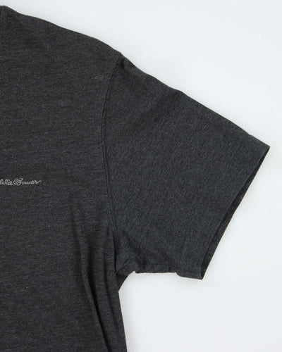 Eddie Bauer Grey Short Sleeve T-shirt - M