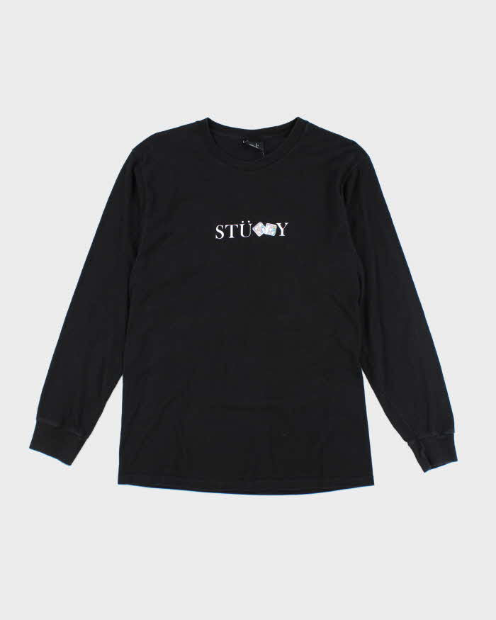 Vintage 00s Stussy Long Sleeve T-shirt - M