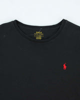 Vintage Ralph Lauren Black Long Sleeve T-shirt - L