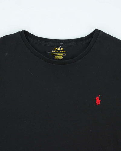 Vintage Ralph Lauren Black Long Sleeve T-shirt - L