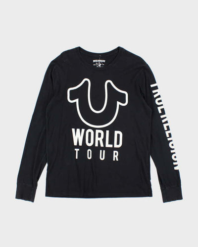 Vintage Y2k 00s True Religion Black Long Sleeve T-shirt - L