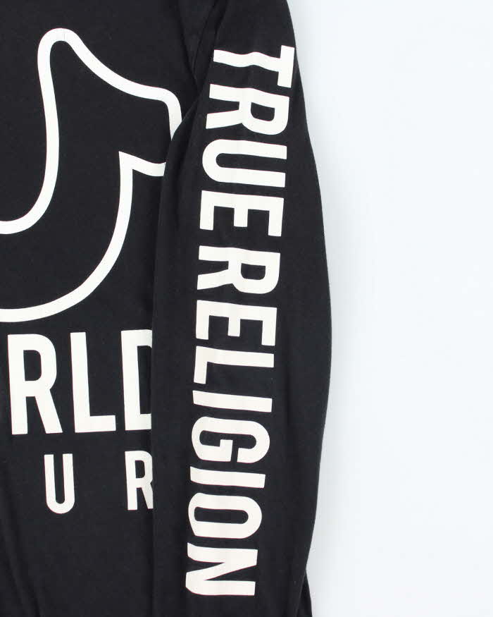 Vintage Y2k 00s True Religion Black Long Sleeve T-shirt - L
