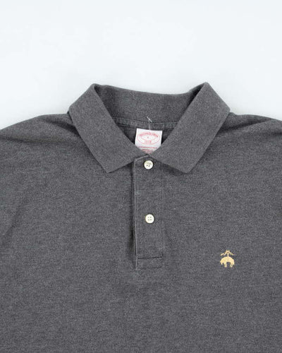 Vintage Brooks Brother Grey Polo Shirt - L