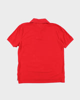 Vintage Tommy Hilfiger Red Polo Shirt - L
