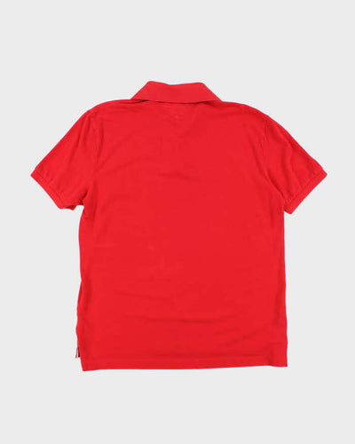 Vintage Tommy Hilfiger Red Polo Shirt - L
