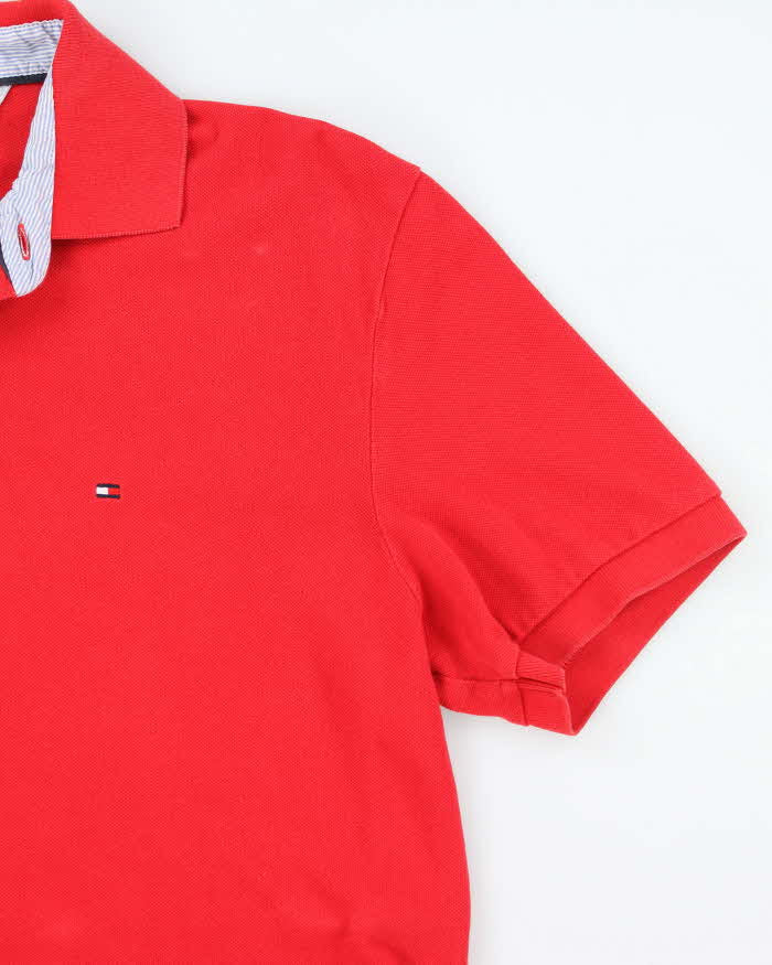 Vintage Tommy Hilfiger Red Polo Shirt - L