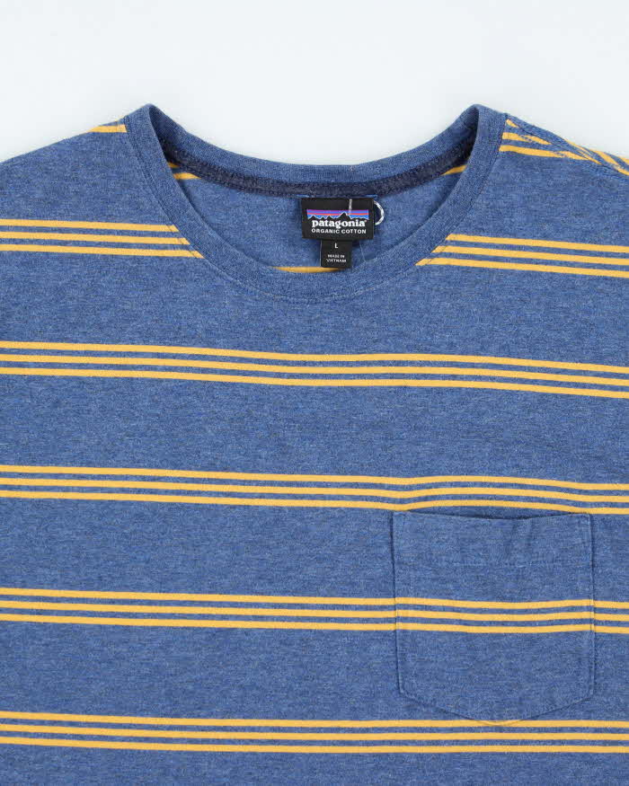 Vintage Patagonia Striped Pocket T-Shirt - L