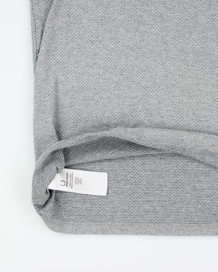 Vintage Fred Perry Perforated Texture Pocket T-Shirt - M