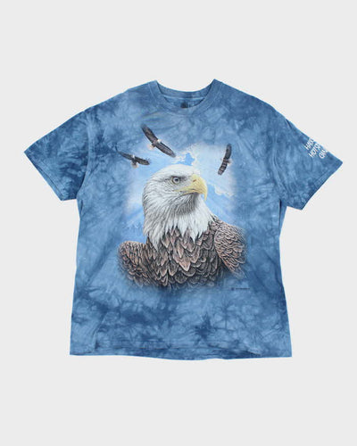 Vintage 2000's The Mountain Tie Dye Eagle Graphic T-Shirt - XL