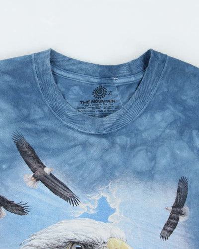 Vintage 2000's The Mountain Tie Dye Eagle Graphic T-Shirt - XL