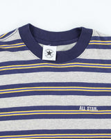 Vintage 90's Converse Striped Small Embroidery T-Shirt - S