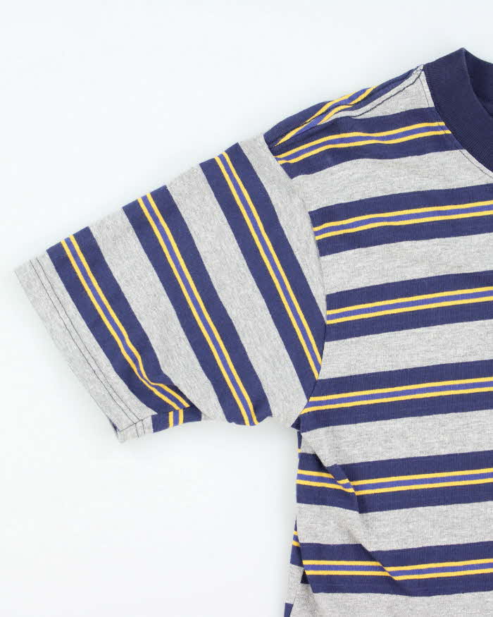Vintage 90's Converse Striped Small Embroidery T-Shirt - S