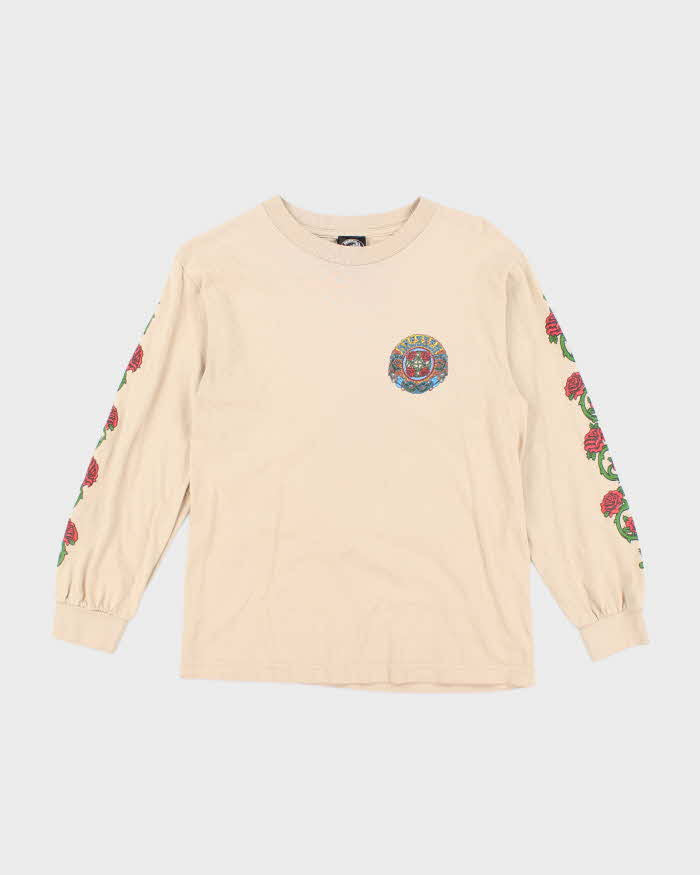 Vintage 2000's Santa Cruz Grateful Dead Style Graphic Long-sleeved T-Shirt - S