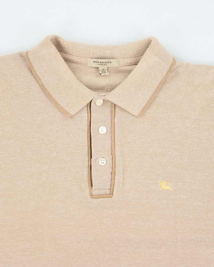 Vintage 2000's Burberry Brit Oversized Polo Shirt - L