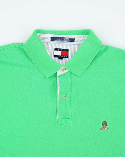 Vintage 90's Tommy Hilfiger Small Crest Oversized Polo Shirt - XL