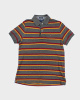Vintage 2000's Tommy Hilfiger Striped Polo Shirt - M
