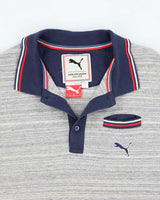 Vintage Puma Small Embroidered Pocket Polo Shirt - L