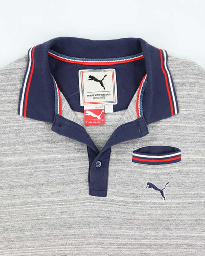 Vintage Puma Small Embroidered Pocket Polo Shirt - L