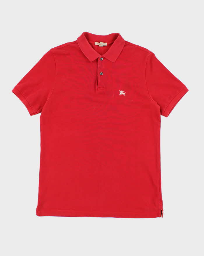 Vintage 2000's Burberry Brit Small Embroidered Logo Polo Shirt - M