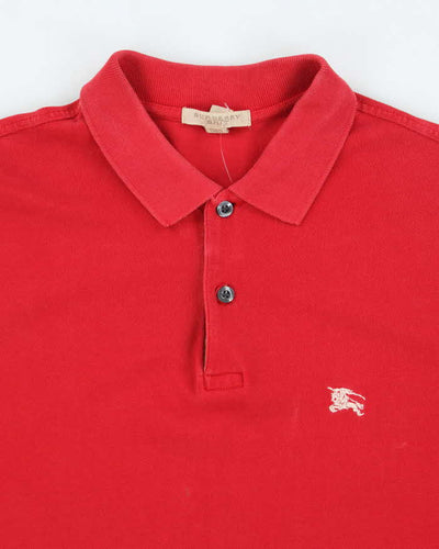 Vintage 2000's Burberry Brit Small Embroidered Logo Polo Shirt - M