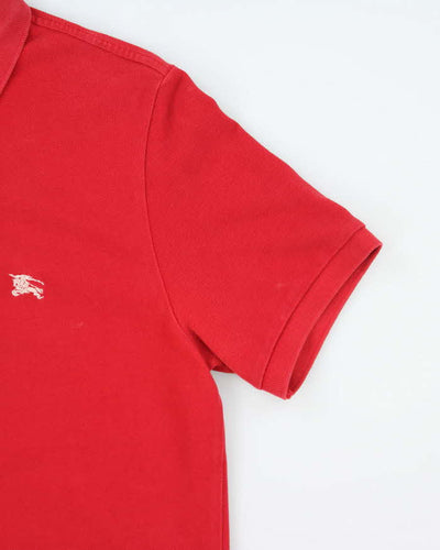 Vintage 2000's Burberry Brit Small Embroidered Logo Polo Shirt - M