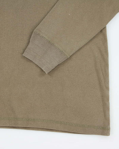 Vintage 2000's Ralph Lauren Quarter Button Waffle Long-sleeved T-Shirt - L