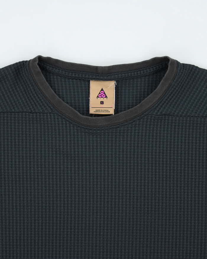 Vintage Nike ACG Waffle Thermal Long-sleeved T-Shirt - L