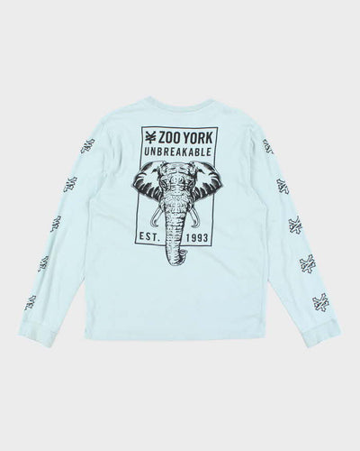 Vintage Zoo York Graphic Printed Long-sleeved T-Shirt - L