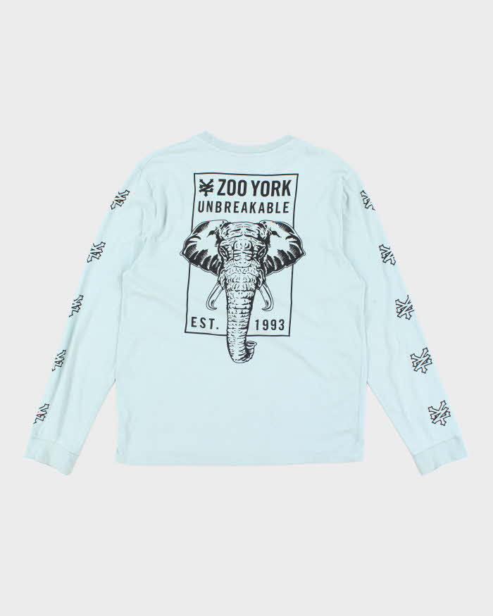 Vintage Zoo York Graphic Printed Long-sleeved T-Shirt - L