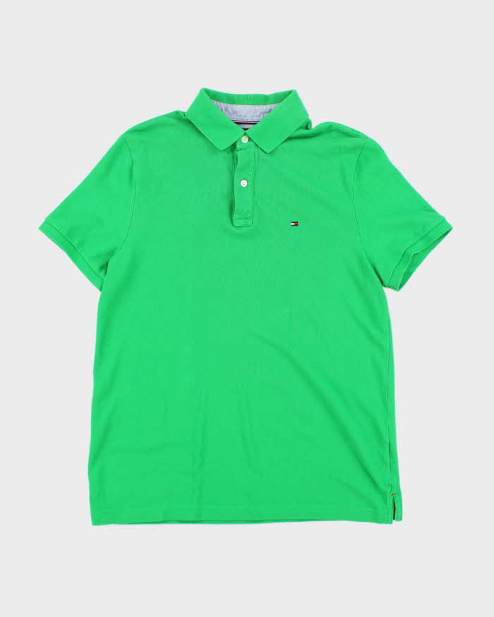 Vintage 2000's Tommy Hilfiger Small Flag Polo Shirt - L