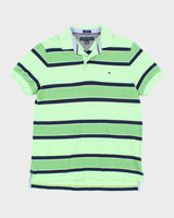 Vintage 2000's Tommy Hilfiger Striped Polo Shirt - M