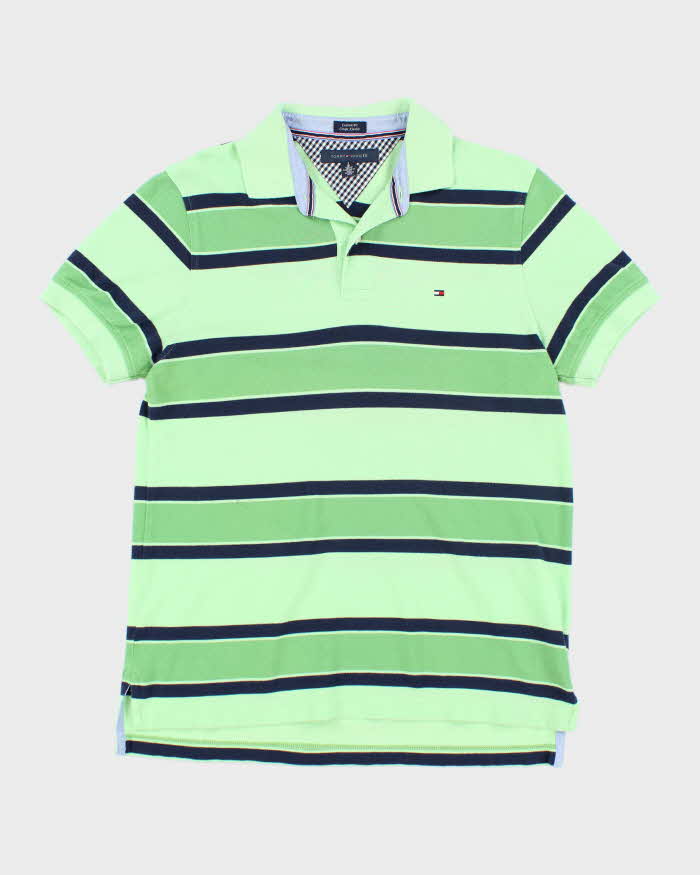 Vintage 2000's Tommy Hilfiger Striped Polo Shirt - M