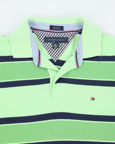 Vintage 2000's Tommy Hilfiger Striped Polo Shirt - M