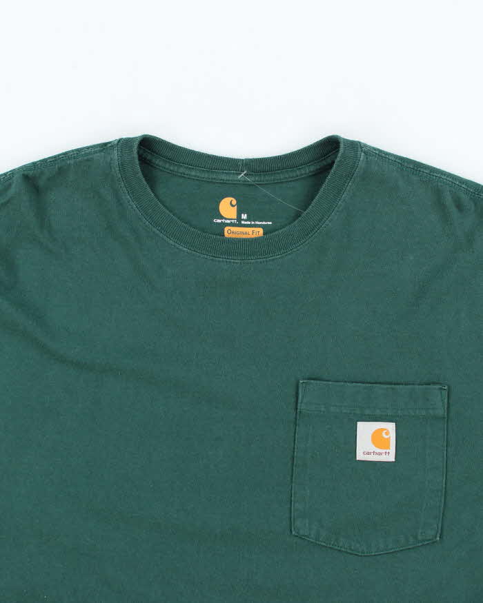 Vintage Carhartt Oversized Long-sleeved Pocket T-Shirt - M