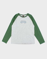 Vintage 2000's Quiksilver Long-sleeved Baseball T-Shirt - M