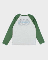 Vintage 2000's Quiksilver Long-sleeved Baseball T-Shirt - M