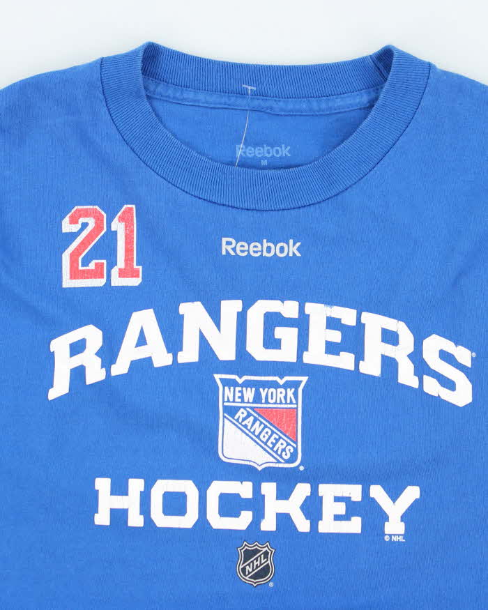 Reebok NHL New York Rangers Hockey Graphic T-Shirt - M