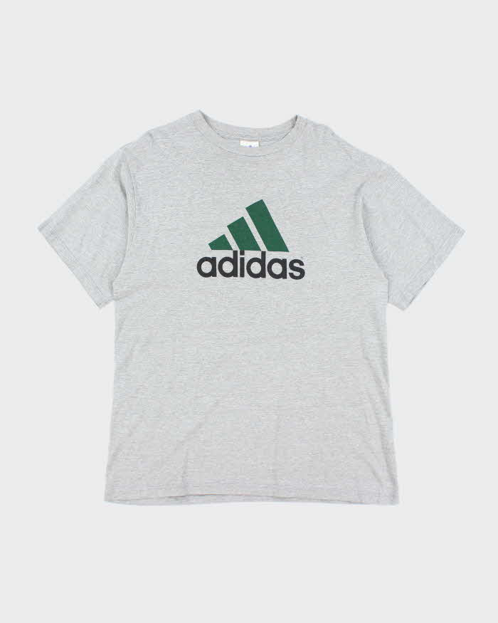 Vintage 90's Adidas Spell Out Logo T-Shirt - XL