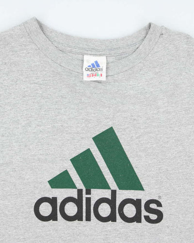 Vintage 90's Adidas Spell Out Logo T-Shirt - XL