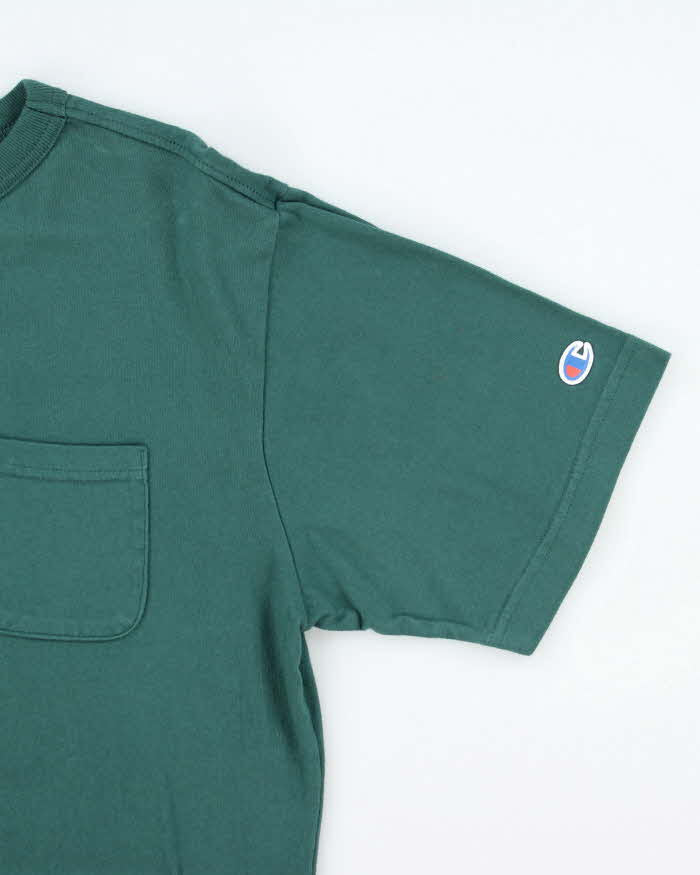 Vintage Y2K Champion Plain Pocket T-Shirt - XL