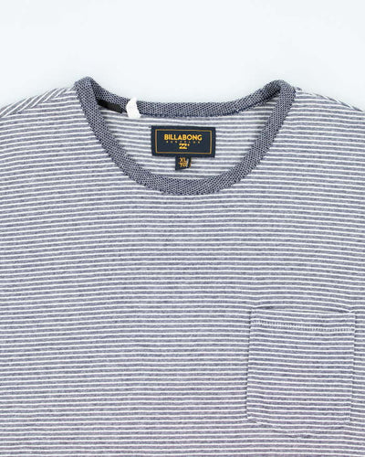 Vintage Billabong Striped Lightweight T-Shirt - XL