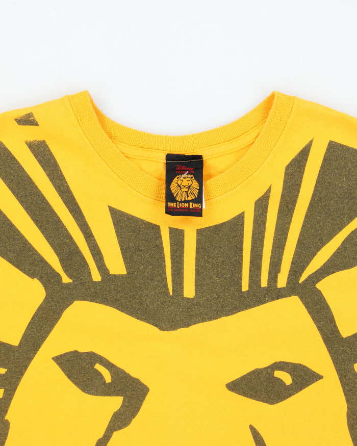 Vintage 2000's Lion King the Musical Promo Print T-Shirt - M