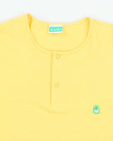 Vintage 80's United Colours of Benneton Single Stitch Button T-Shirt - M