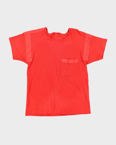 Vintage 80's United Colours of Benneton Single Stitch Pocket T-Shirt - M
