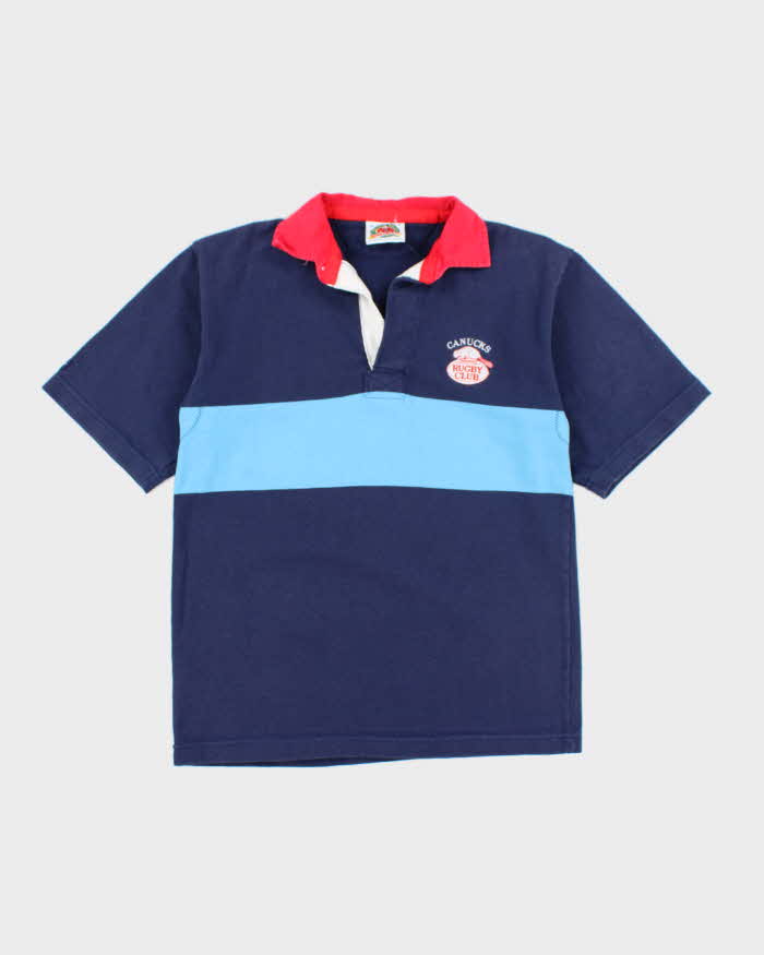 Vintage 90's Canucks Rugby Club Polo Shirt - M