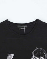 Vintage 2000's Alexander McQueen Skull &amp; Snake Graphic T-Shirt - M