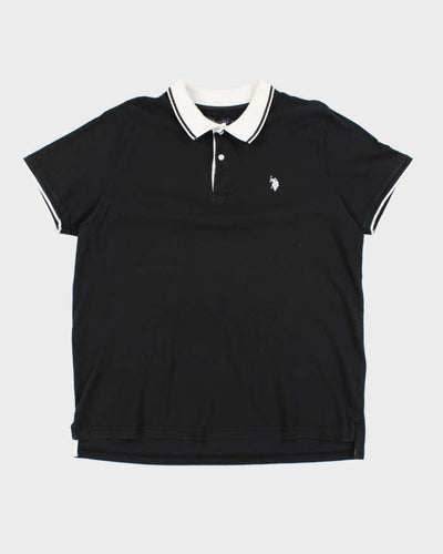 Vintage US POLO Assn Small Embroidered Logo Polo Shirt - XL