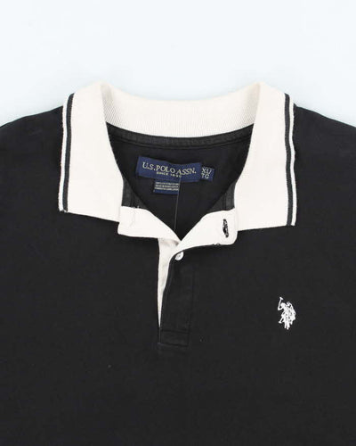 Vintage US POLO Assn Small Embroidered Logo Polo Shirt - XL